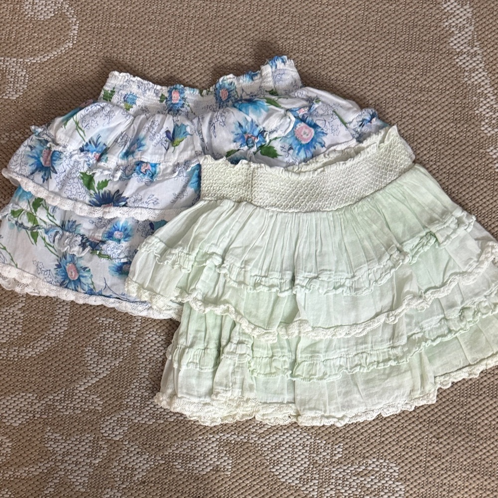 LoveShackFancy Floral and Pastel Skirts
